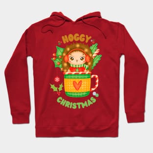 Hoggy Christmas Cute Hedgehog Hoodie